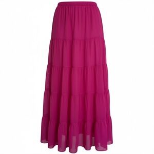 Abercrombie & Fitch Pink Broomstick Maxi Skirt Size XS Preppy Y2K 2000s Boho